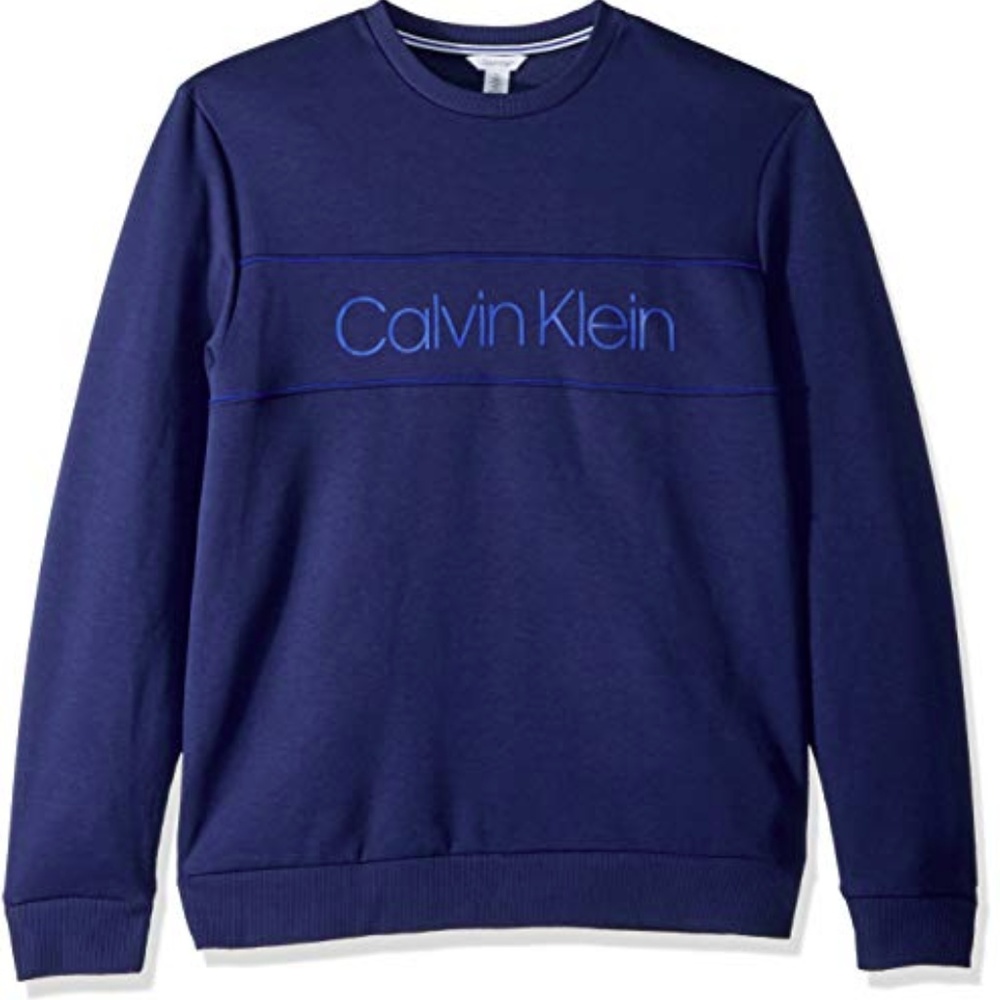 NWT Calvin Klein Men's Logo Crew Neck Sweatshirt
